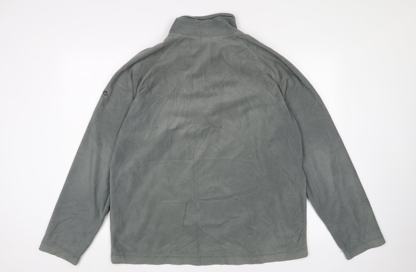 Mens UK Size XL Craghoppers Grey 1/2 Zip Sweatshirt