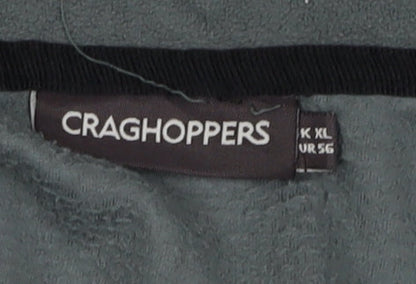 Mens UK Size XL Craghoppers Grey 1/2 Zip Sweatshirt