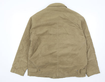 Mens UK Size M River Island Beige Basic Jacket