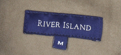 Mens UK Size M River Island Beige Basic Jacket