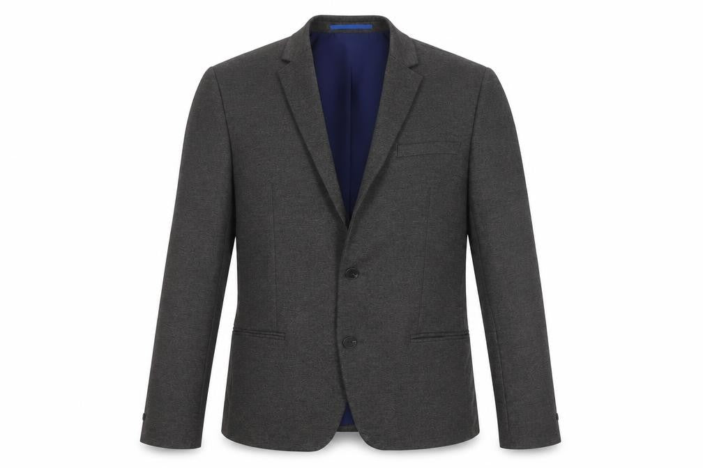 Mens UK Size 40 River Island Regular Grey Suit Jacket