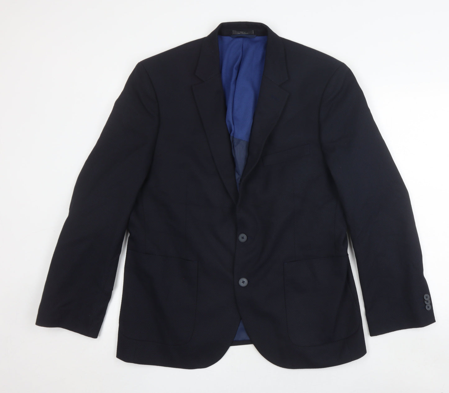 Mens UK Size 42 Marks and Spencer Regular Blue Suit Jacket