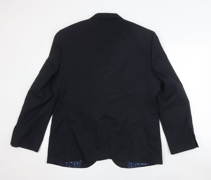 Mens UK Size 42 Marks and Spencer Regular Blue Suit Jacket