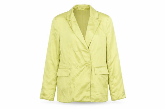 Womens UK Size XS Bershka Regular Green Blazer