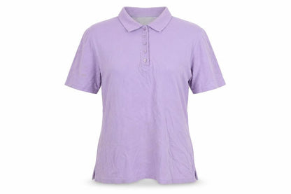 Womens UK Size 14 Isle Purple Basic Polo