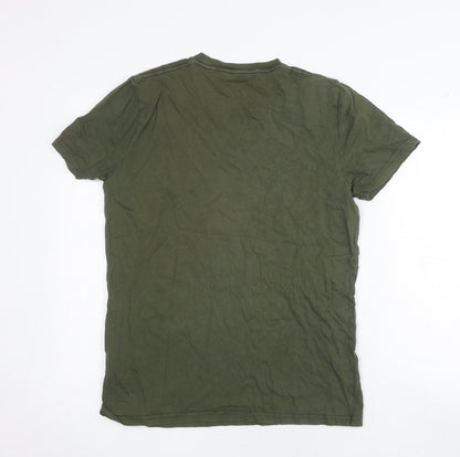 Mens UK Size M Hollister Green  T-Shirt