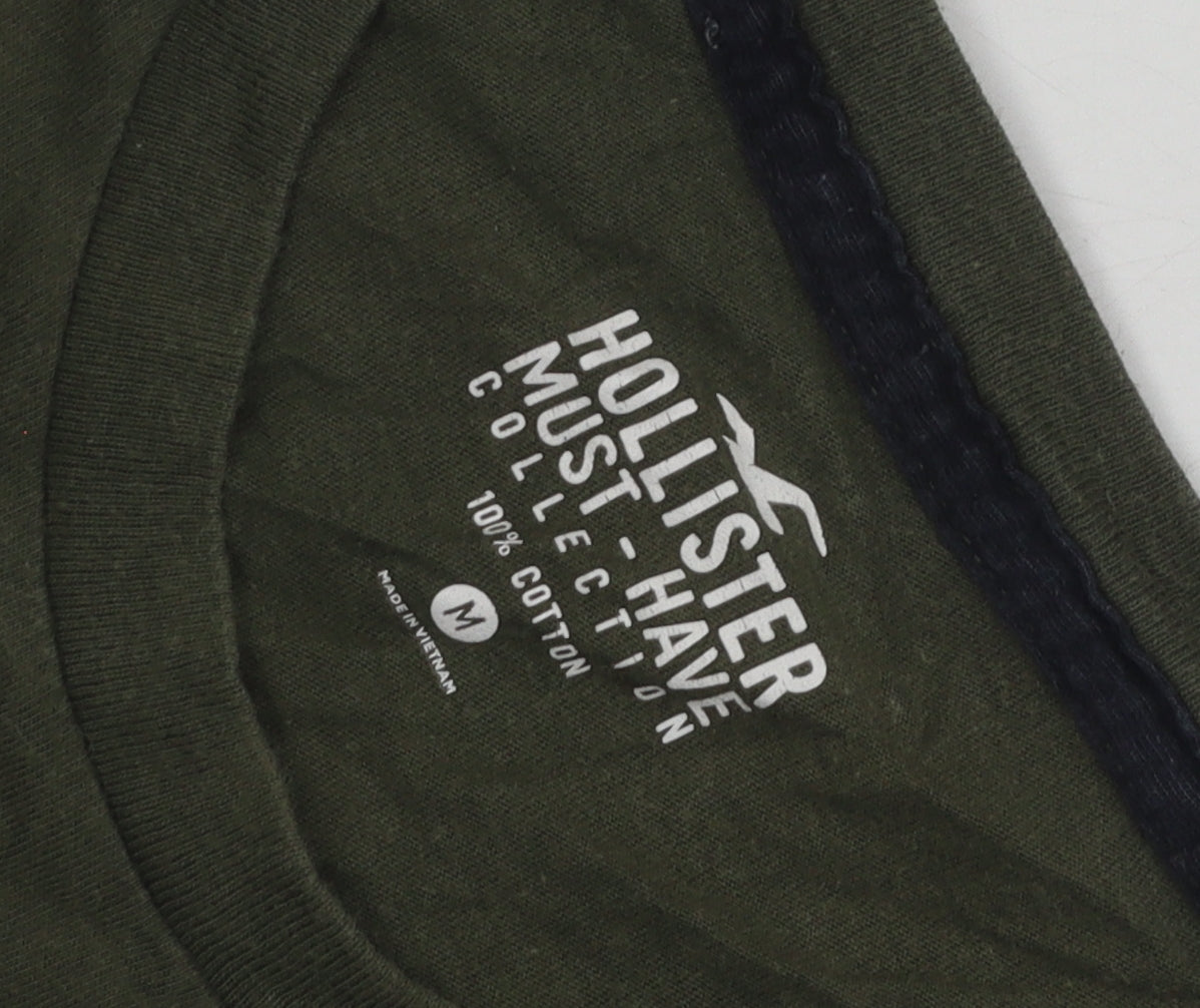 Mens UK Size M Hollister Green  T-Shirt