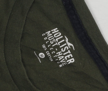 Mens UK Size M Hollister Green  T-Shirt