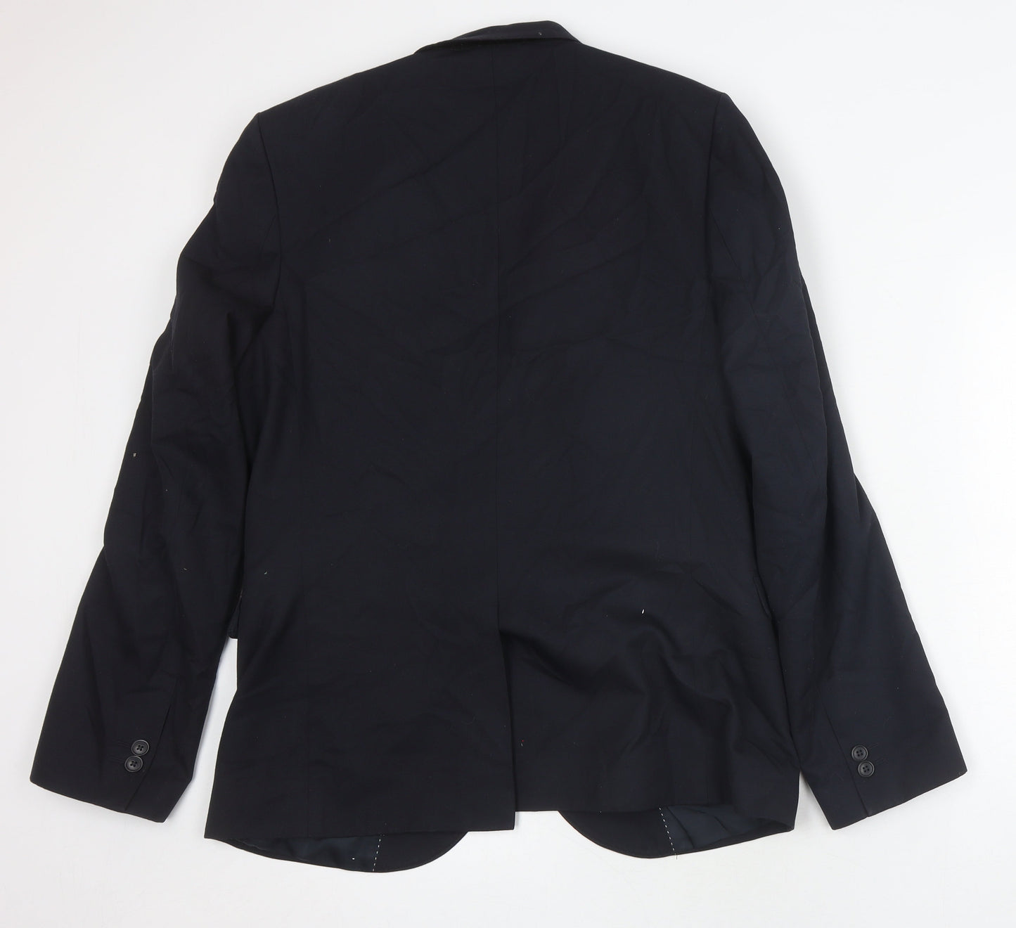 Mens UK Size 40 Moss London Regular Black Suit Jacket