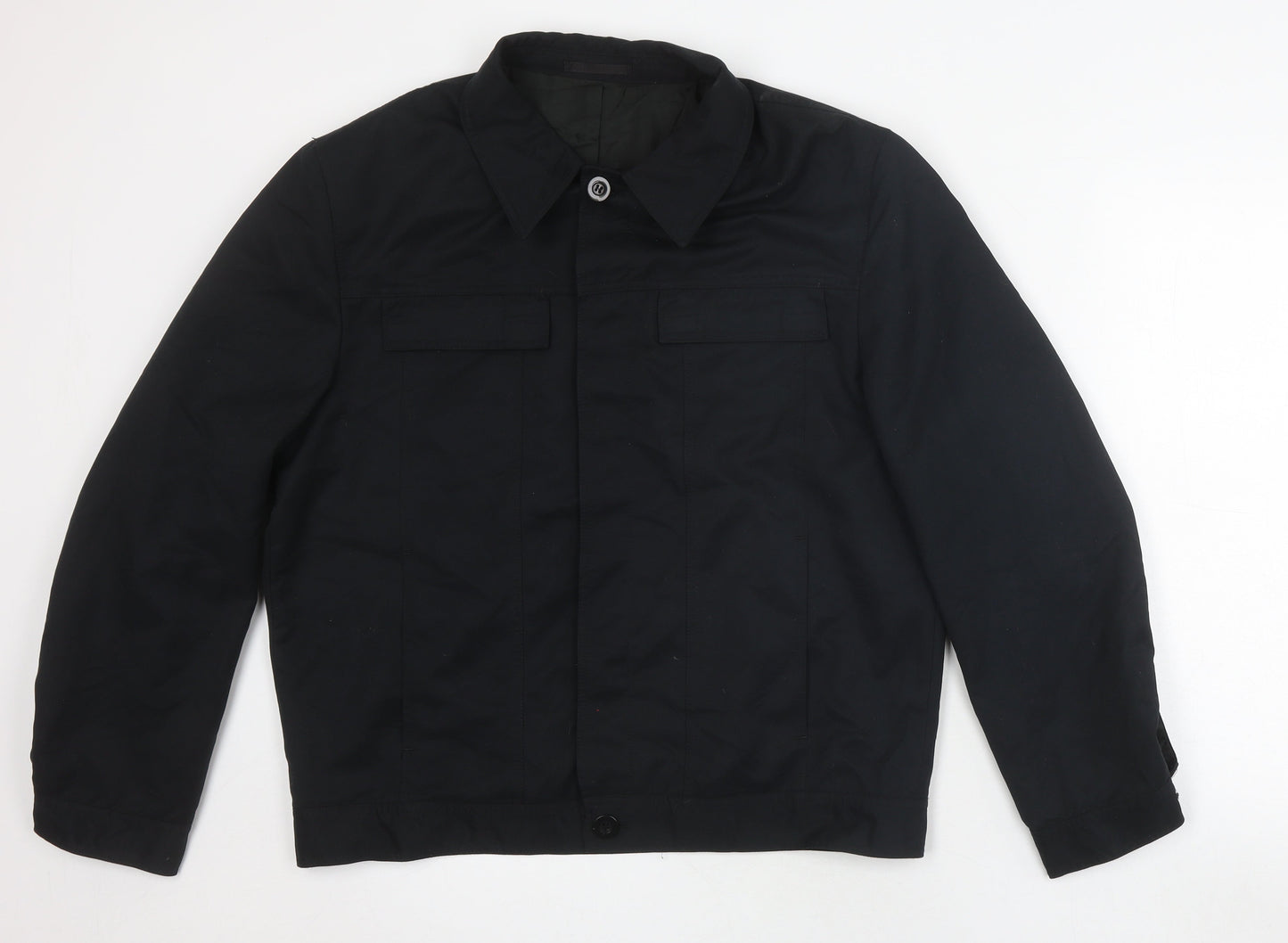Mens UK Size M Stonebridge Black Basic Jacket
