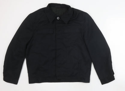 Mens UK Size M Stonebridge Black Basic Jacket