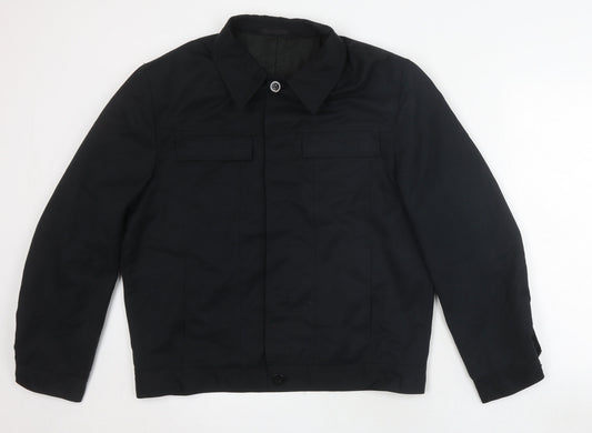 Mens UK Size M Stonebridge Black Basic Jacket