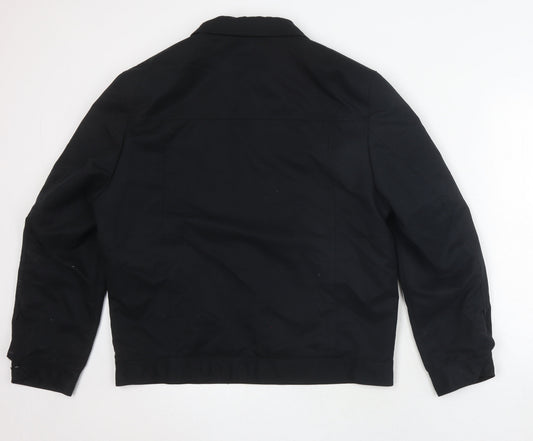 Mens UK Size M Stonebridge Black Basic Jacket