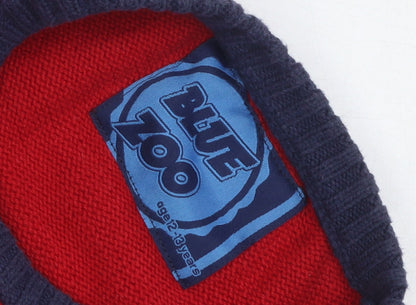 Boys Red Wool Reindeer Jumper - Blue Zoo - 12-13 Years