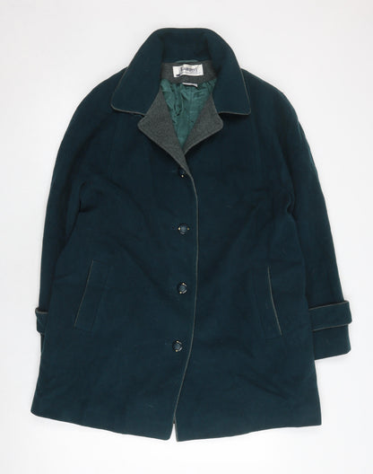Womens UK Size 14 Lampert Green Overcoat