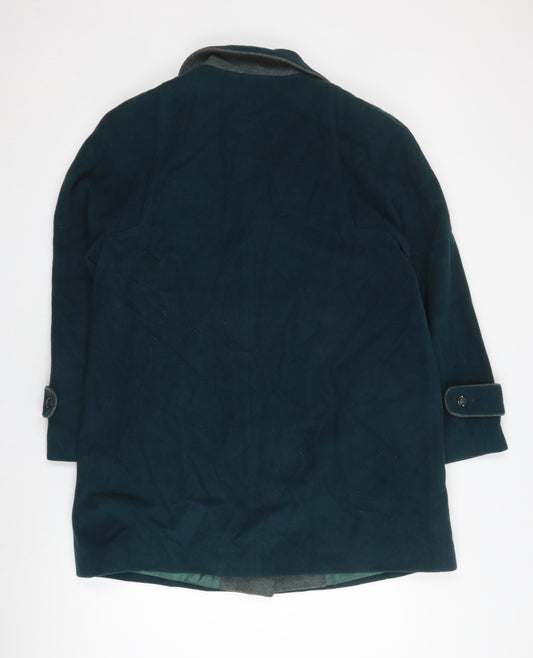 Lampert Women's Green Wool Overcoat Size 14