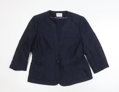 Womens UK Size 10 Eastex Blue Basic Jacket