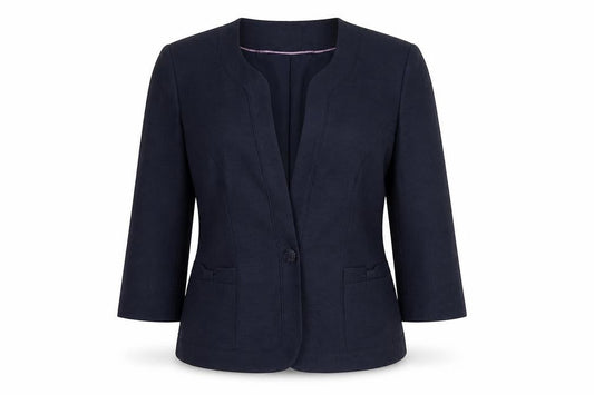 Womens UK Size 10 Eastex Blue Basic Jacket