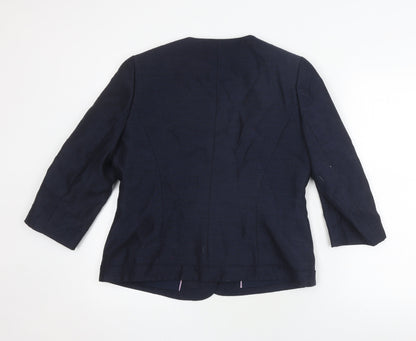 Womens UK Size 10 Eastex Blue Basic Jacket