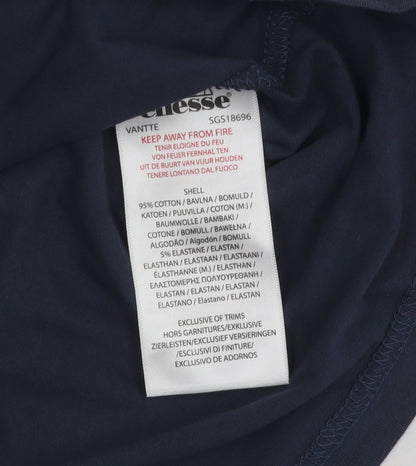 Womens UK Size 8 ellesse Blue Basic Tank