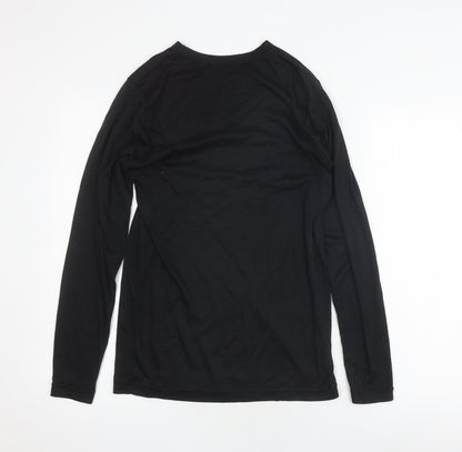 Peter Storm Black Unisex Long Sleeve T-Shirt M Casual