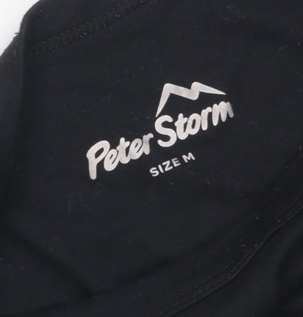 Peter Storm Black Unisex Long Sleeve T-Shirt M Casual