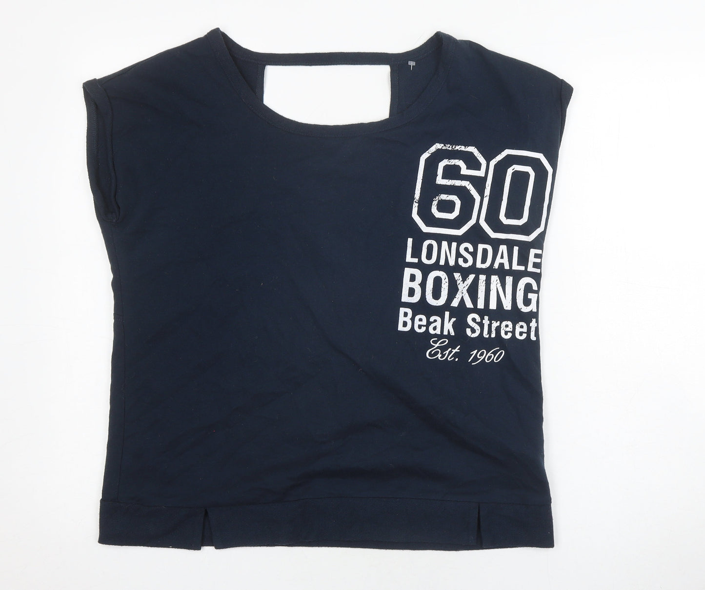 Lonsdale Women Blue Jersey T-Shirt Size 12