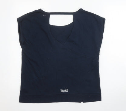 Lonsdale Women Blue Jersey T-Shirt Size 12