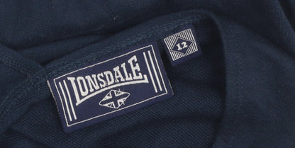 Lonsdale Women Blue Jersey T-Shirt Size 12