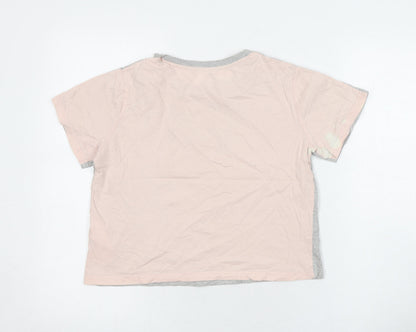 Juicy Couture Girls Grey Graphic T-Shirt, 14-15 Years, Casual Fashion