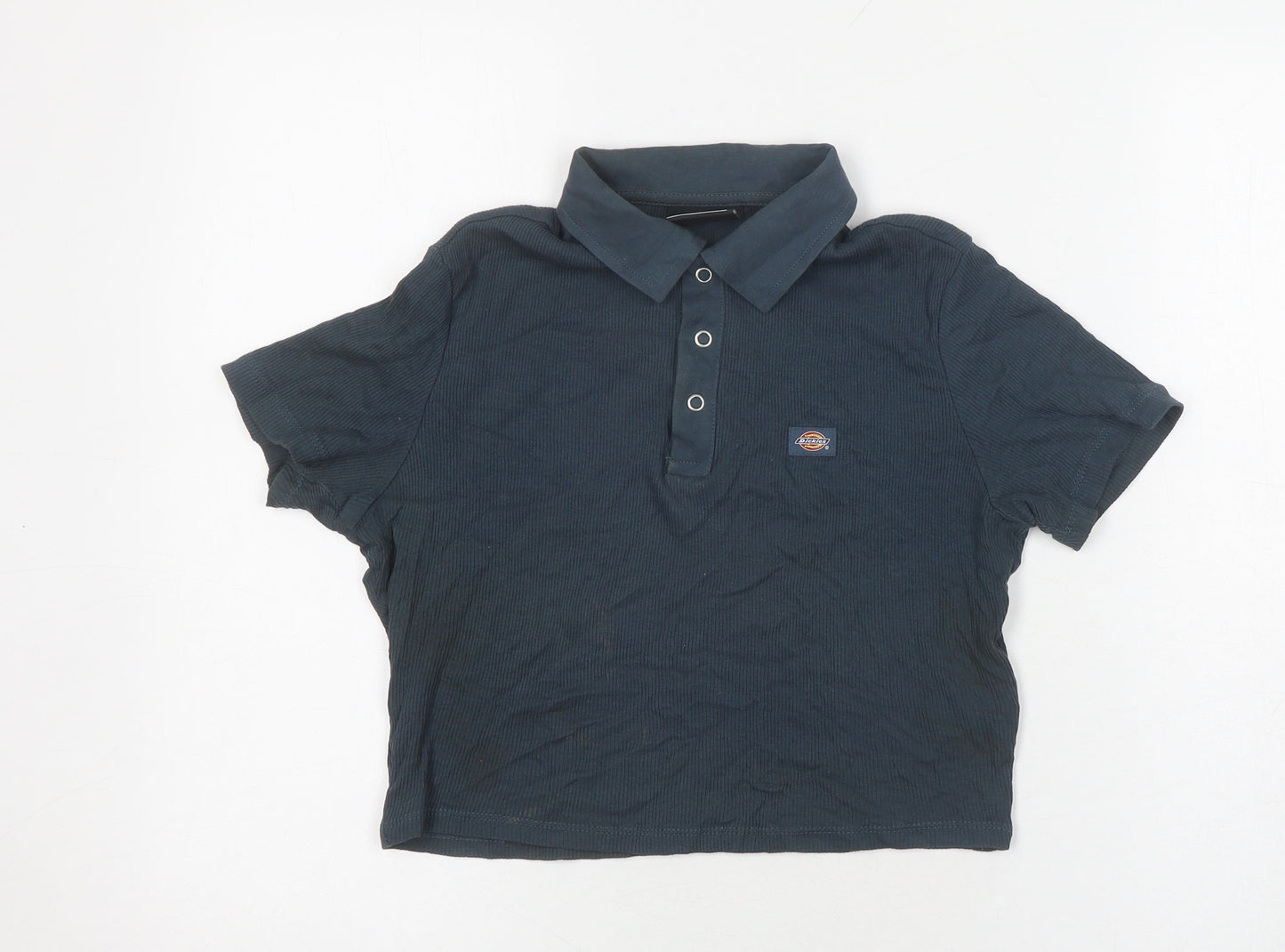 Unisex Adults UK Size XS Dickies Blue Basic Polo