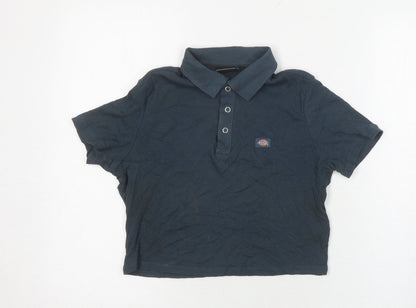 Unisex Adults UK Size XS Dickies Blue Basic Polo