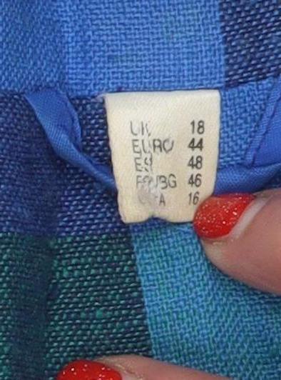 Womens UK Size 18 Miss Smith Regular Multicoloured Blazer