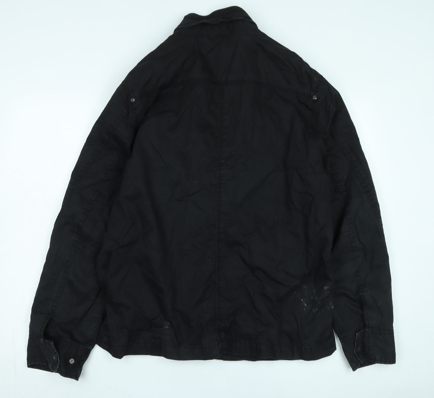 Mens UK Size L River Island Black Basic Jacket