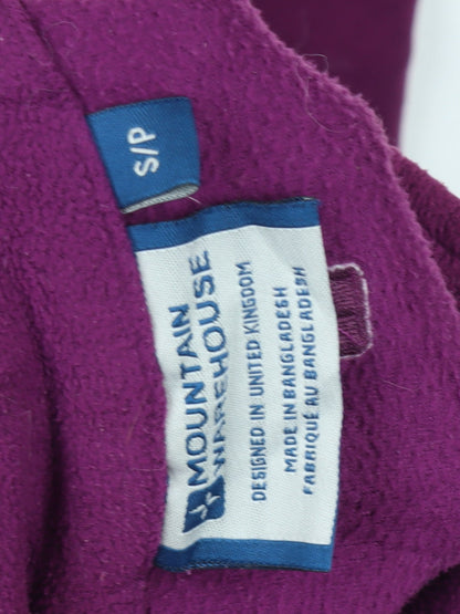Womens UK Size S Mountain Warehouse Purple Henley Sweatshirt