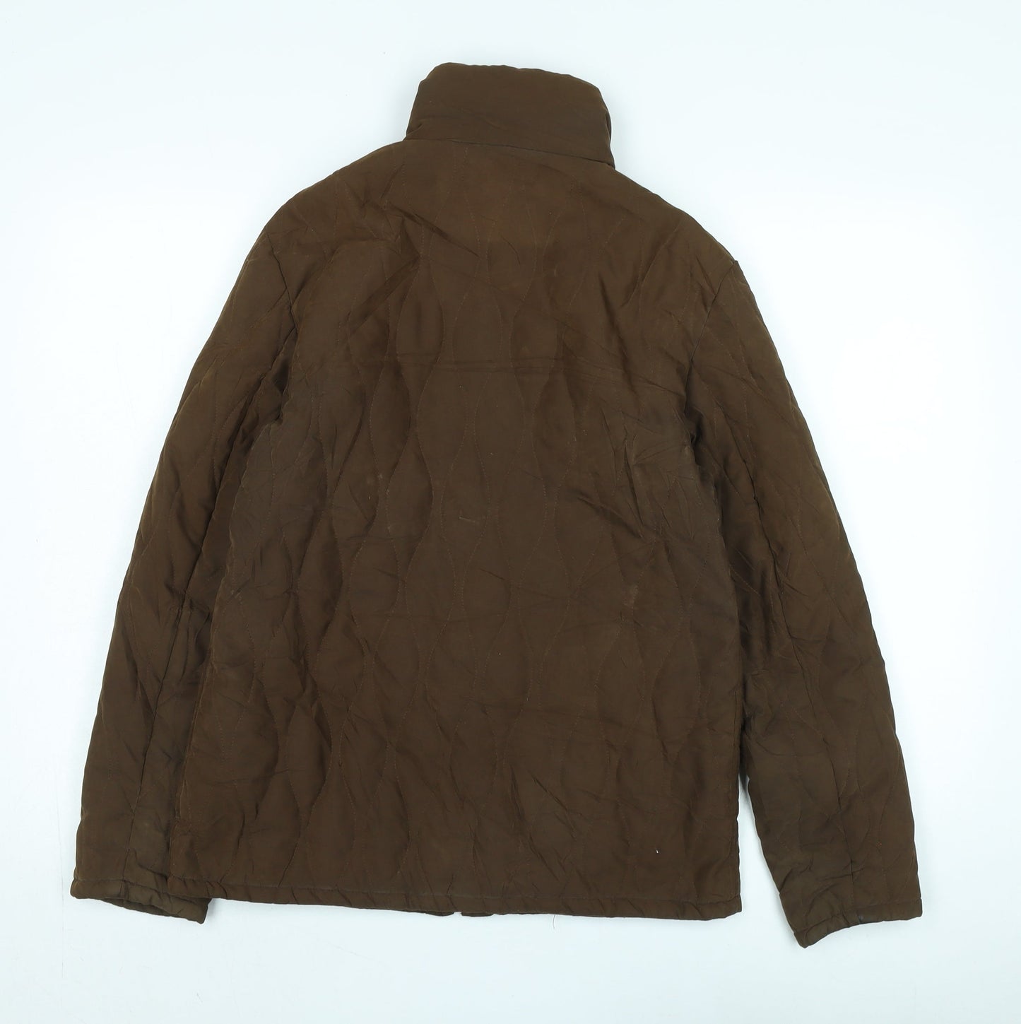 Womens UK Size 12 Jack Murphy Brown Quilted Coat