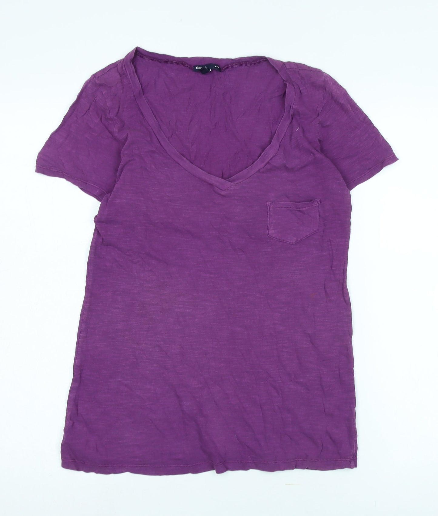 Womens UK Size S Gap Purple Basic T-Shirt