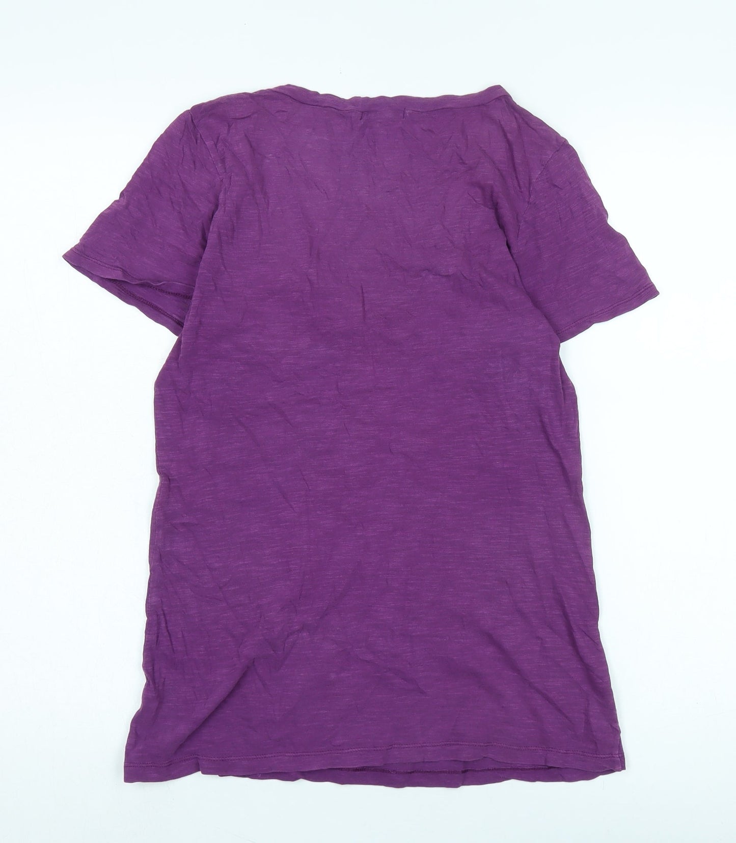 Womens UK Size S Gap Purple Basic T-Shirt