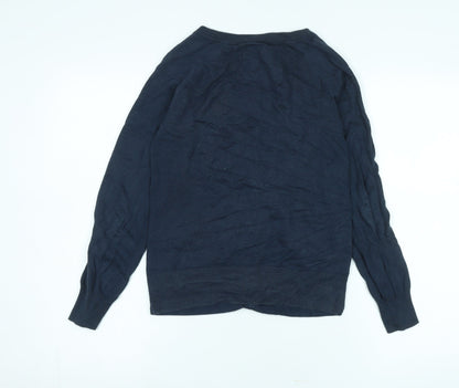 Jack Wills Women's Blue Long Sleeve Cardigan