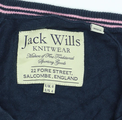 Jack Wills Women's Blue Long Sleeve Cardigan