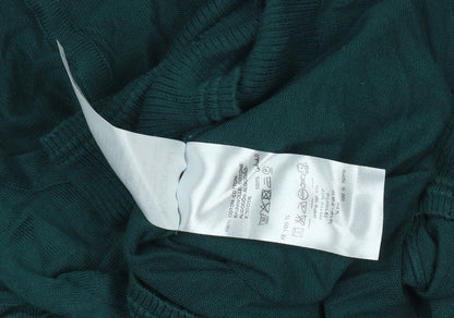 Kookai Women's Green Pullover Size 2 Cotton Jumper