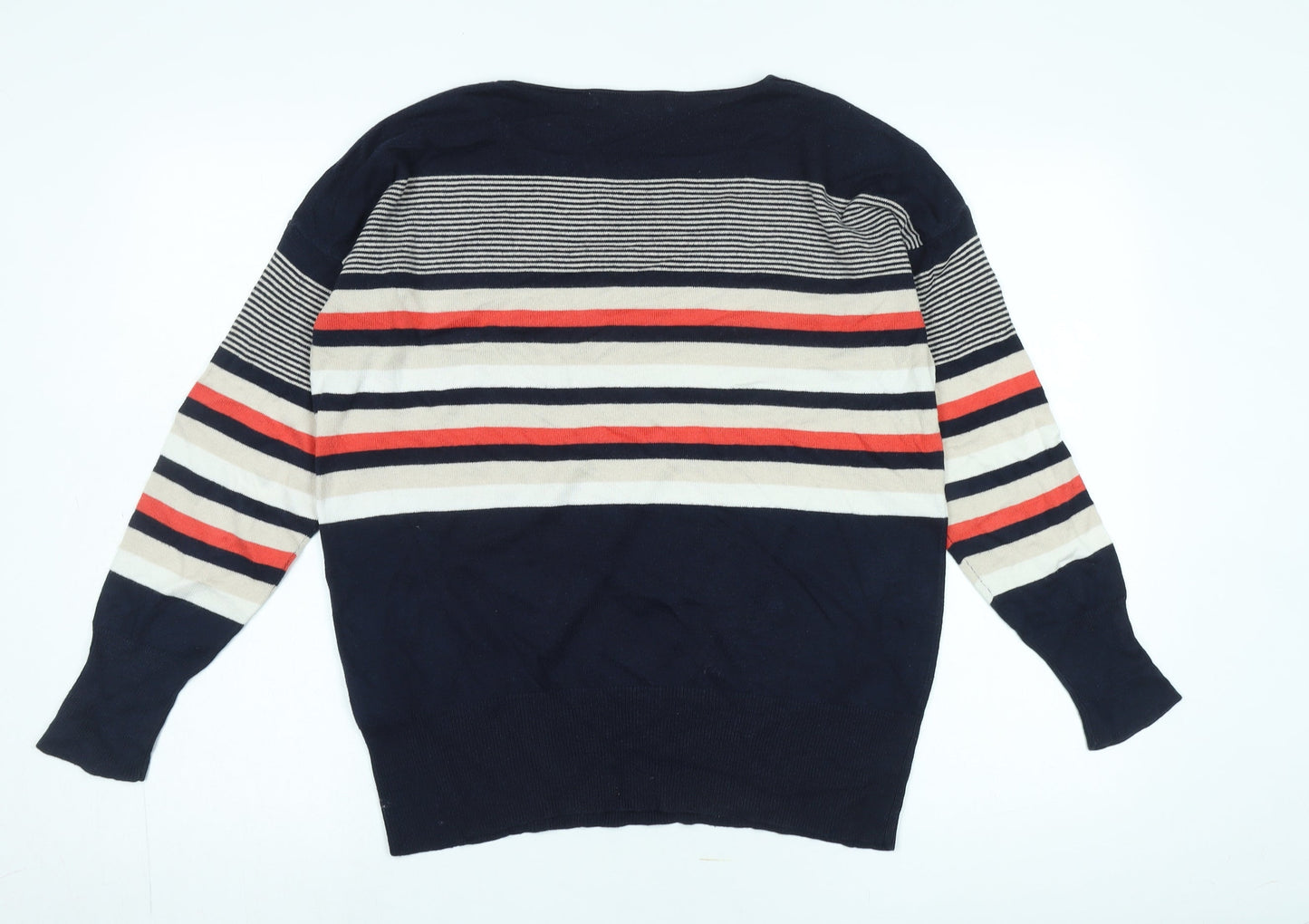 Womens UK Size S Isle Multicoloured Pullover Jumper