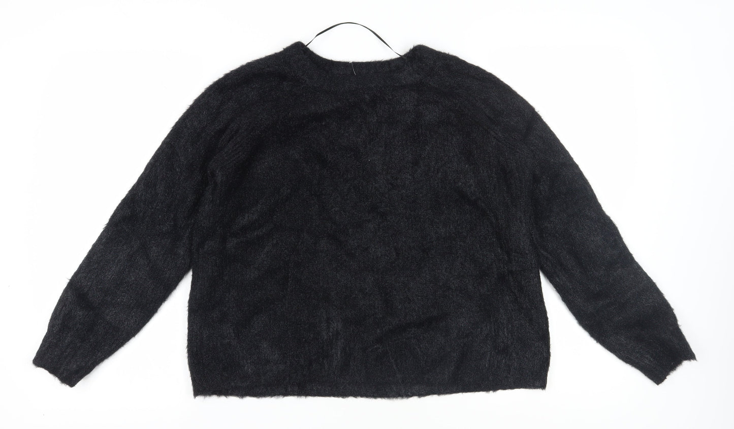 Womens UK Size 14 Red Herring Black Pullover Jumper