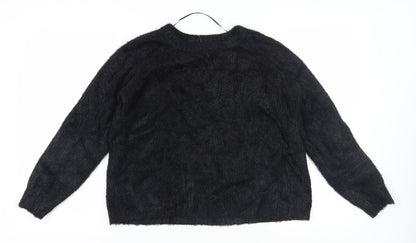 Womens UK Size 14 Red Herring Black Pullover Jumper