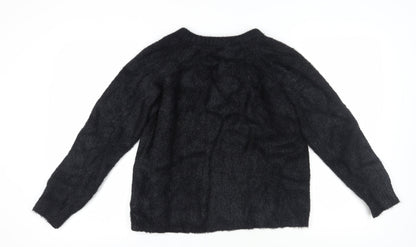 Womens UK Size 14 Red Herring Black Pullover Jumper