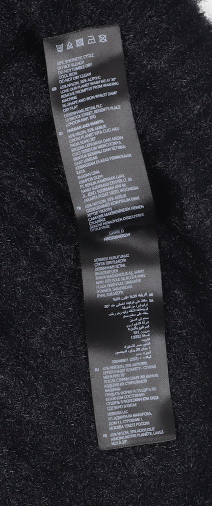 Womens UK Size 14 Red Herring Black Pullover Jumper