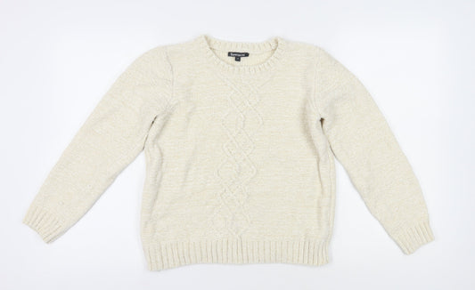 Womens UK Size 10 Bonmarché Ivory Jumper Jumper