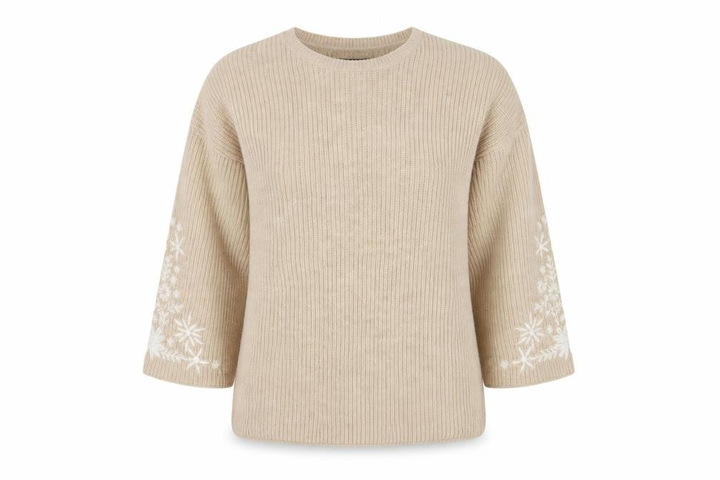 Womens UK Size 12 Dorothy Perkins Beige Pullover Jumper