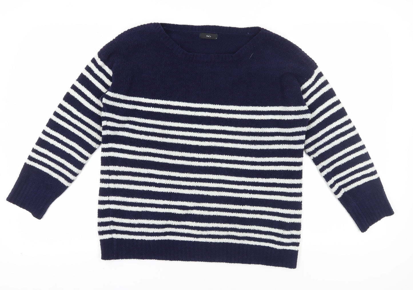 Womens UK Size 16 M&Co Multicoloured Pullover Jumper