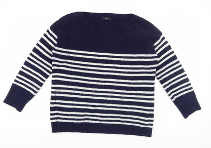 Womens UK Size 16 M&Co Multicoloured Pullover Jumper